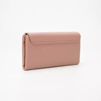 Кошелёк на кнопке, цвет розовый