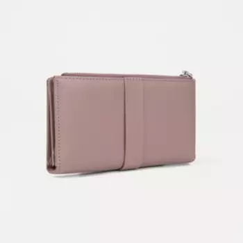 Кошелёк женский на кнопке, цвет розовый