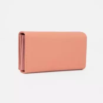 Кошелёк на кнопке, цвет розовый