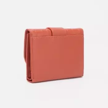 Кошелёк на кнопке, цвет рыжий