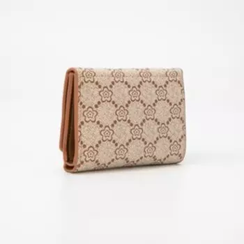 Кошелёк на кнопке, цвет рыжий