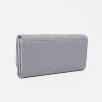 Кошелёк на кнопке, цвет серый