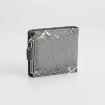 Кошелёк женский на кнопке, цвет серый