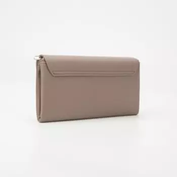 Кошелёк на кнопке, цвет серо-бжевый