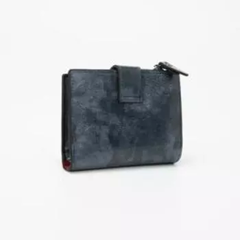 Кошелёк на кнопке, цвет синий