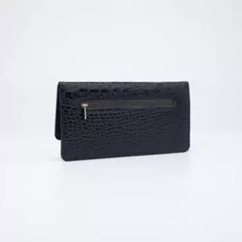 Кошелёк на кнопке, цвет синий