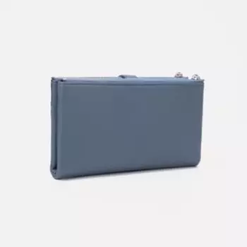 Кошелёк на кнопке, цвет синий