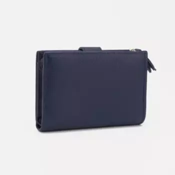 Кошелёк на кнопке, цвет синий