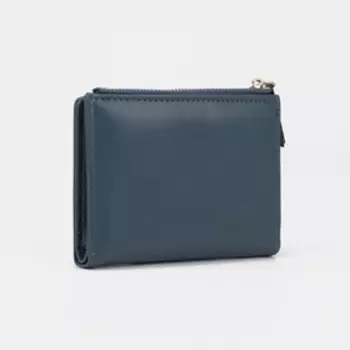 Кошелёк на кнопке, цвет синий