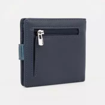 Кошелёк на кнопке, цвет синий