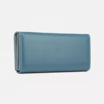 Кошелёк на кнопке, цвет синий