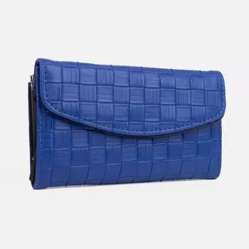 Кошелёк женский на магните, цвет синий