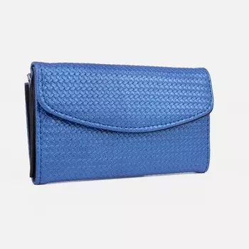 Кошелёк на магните, цвет синий