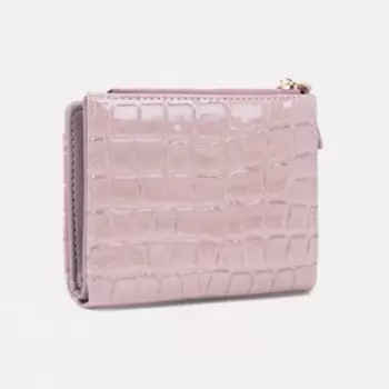 Кошелёк на кнопке, цвет сиреневый