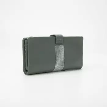 Кошелёк на кнопке, цвет зелёный