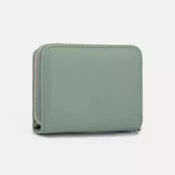 Кошелёк на кнопке, цвет зелёный