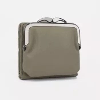 Кошелёк на кнопке, цвет зелёный