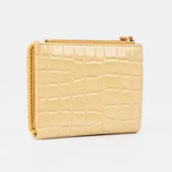 Кошелёк на кнопке, цвет жёлтый