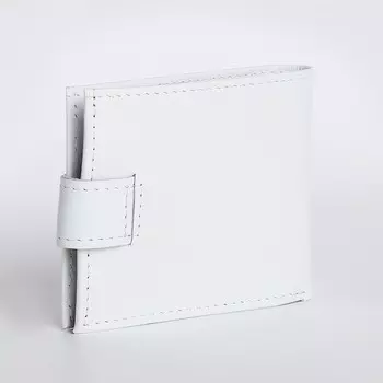 Кошелёк на кнопке, TEXTURA, цвет белый