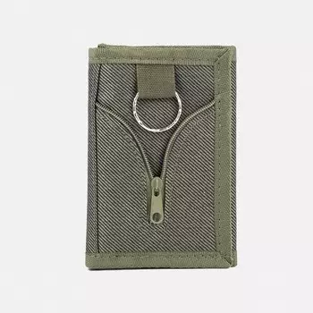 Кошелёк на липучке, цвет хаки