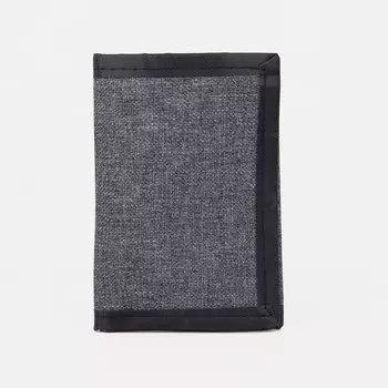 Кошелёк на липучке, цвет серый