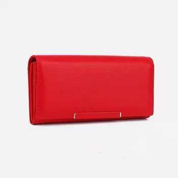 Кошелёк на магнитах, цвет алый