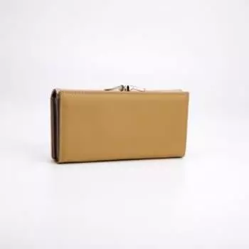 Кошелёк на магнитах, цвет бежевый