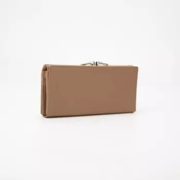 Кошелёк на магнитах, цвет бежевый