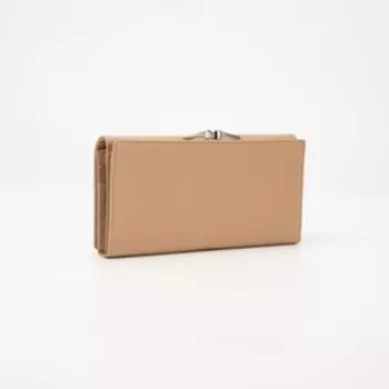 Кошелёк на магнитах, цвет бежевый