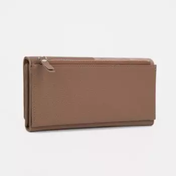 Кошелёк женский на магнитах, цвет бежевый