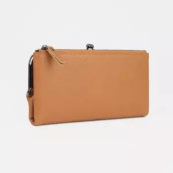 Кошелёк на магнитах, цвет бежевый