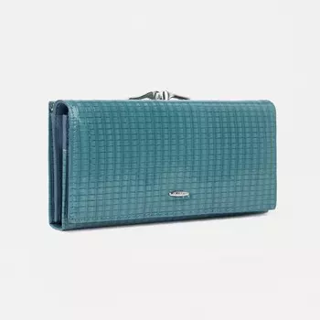 Кошелёк на магнитах, цвет бирюзовый