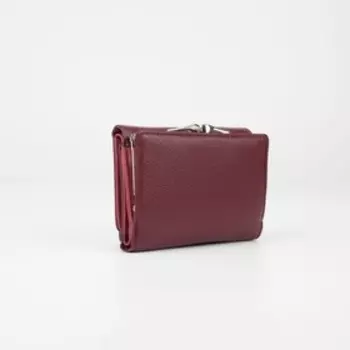 Кошелёк на магнитах, цвет бордовый