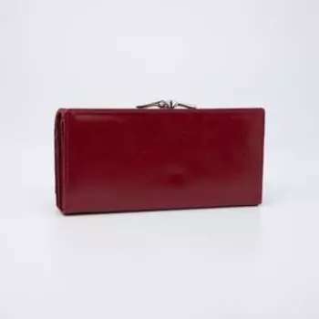 Кошелёк на магнитах, цвет бордовый