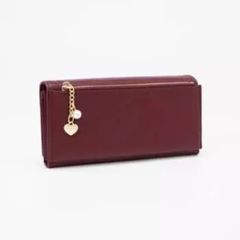 Кошелёк на магнитах, цвет бордовый