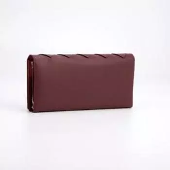 Кошелёк на магнитах, цвет бордовый