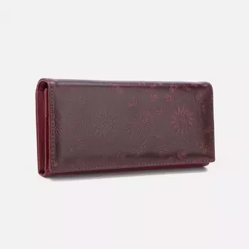 Кошелёк на магнитах, цвет бордовый