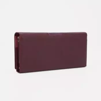 Кошелёк на магнитах, цвет бордовый