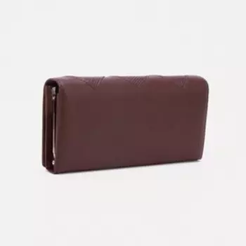 Кошелёк на магнитах, цвет бордовый