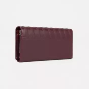 Кошелёк женский на магнитах, цвет бордовый