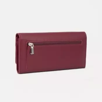 Кошелёк женский на магнитах, цвет бордовый