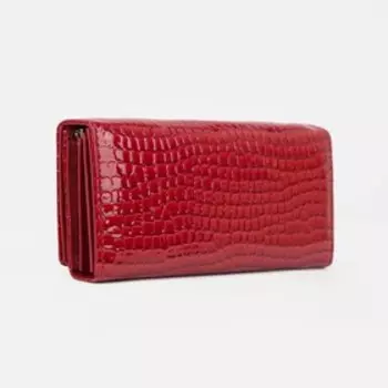 Кошелёк на магнитах, цвет бордовый