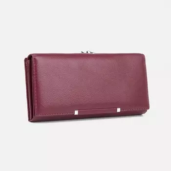 Кошелёк на магнитах, цвет бордовый