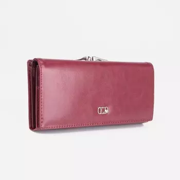 Кошелёк на магнитах, цвет бордовый