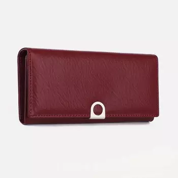 Кошелёк на магнитах, цвет бордовый