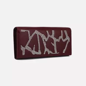 Кошелёк на магнитах, цвет бордовый