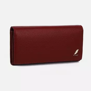 Кошелёк женский на магнитах, цвет бордовый