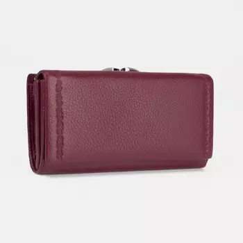 Кошелёк на магнитах, цвет бордовый