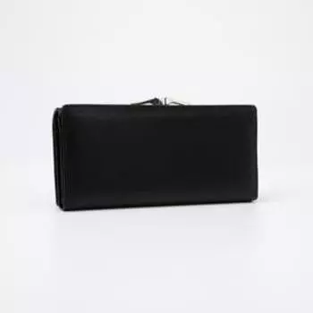 Кошелёк на магнитах, цвет чёрный