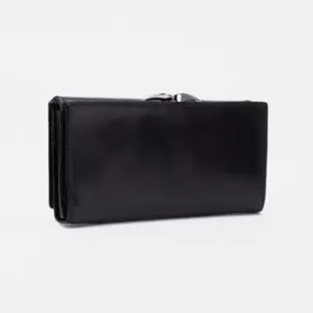 Кошелёк на магнитах, цвет чёрный